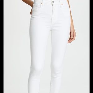 New with tags size 27 White Levi Jeans